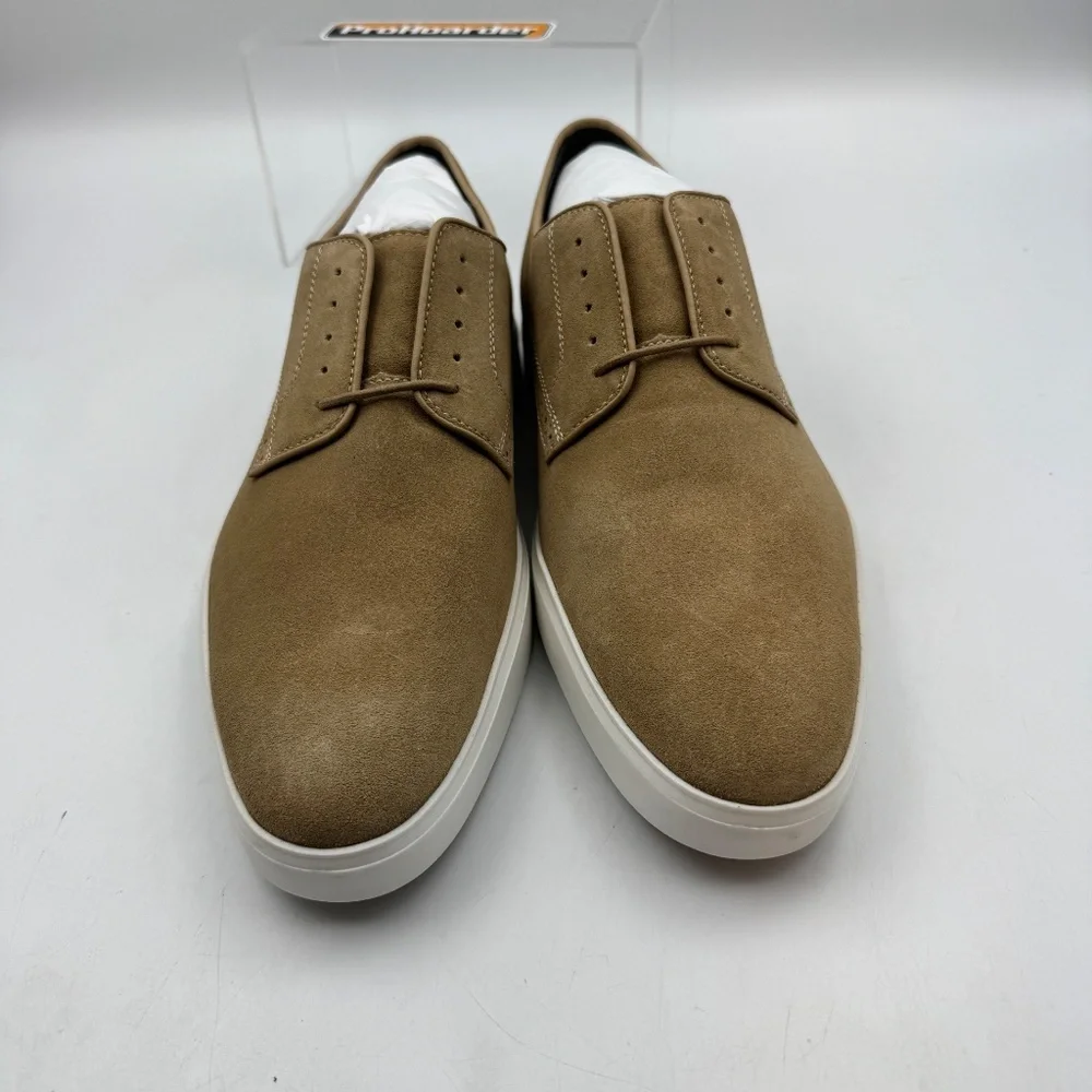 NWOB Johnston Murphy Men's 9.5 Bordy Plain Toe Lace Up Shoes